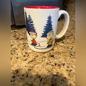 Peanuts Snoopy Christmas Skiing Mug